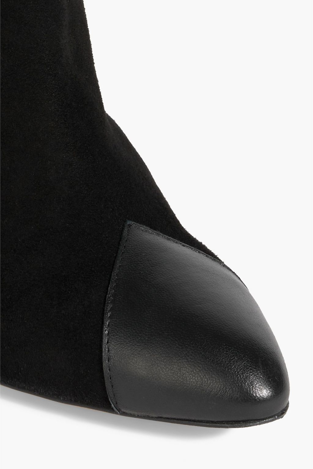 ISABEL MARANT Velvet and leather knee boots