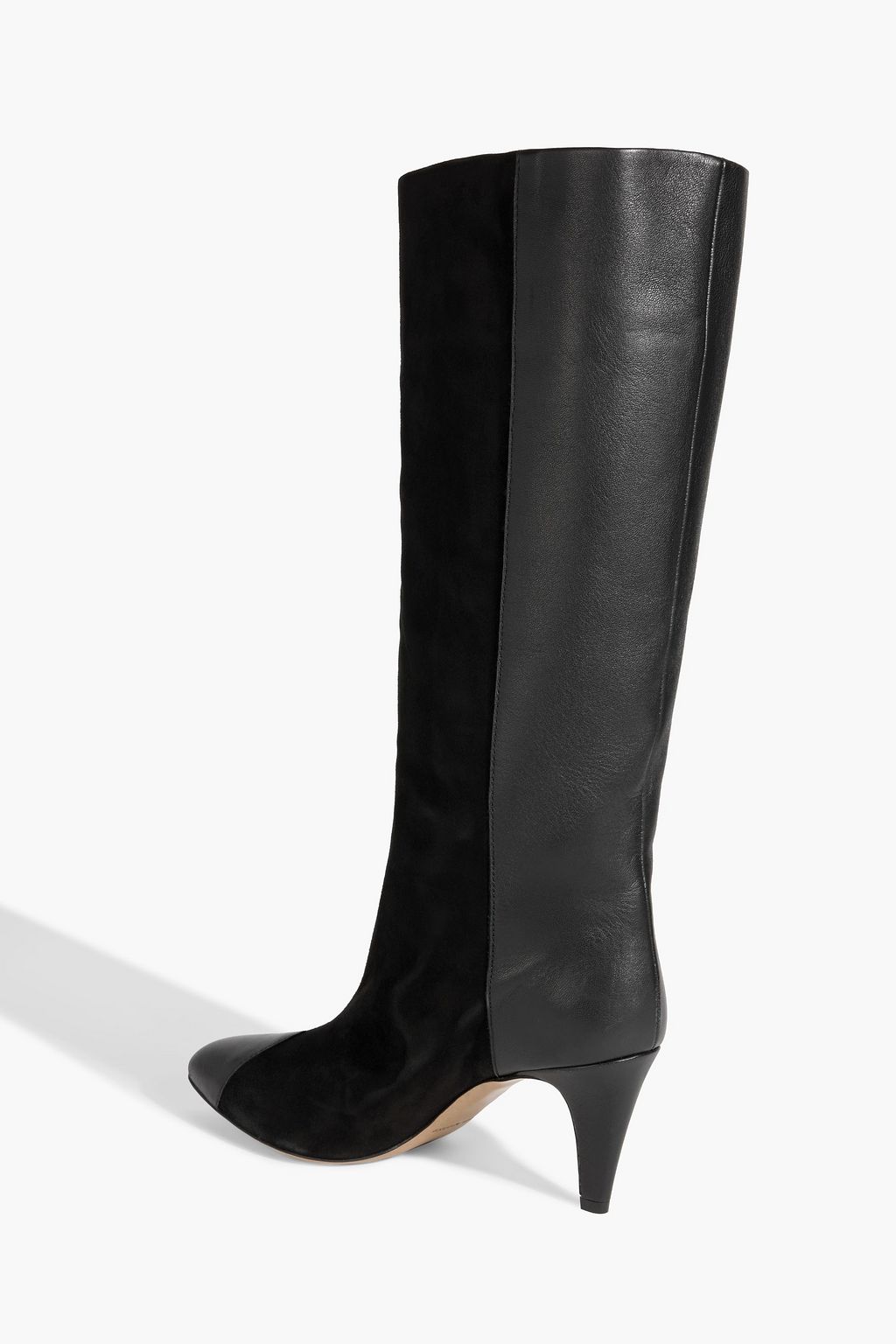 ISABEL MARANT Velvet and leather knee boots