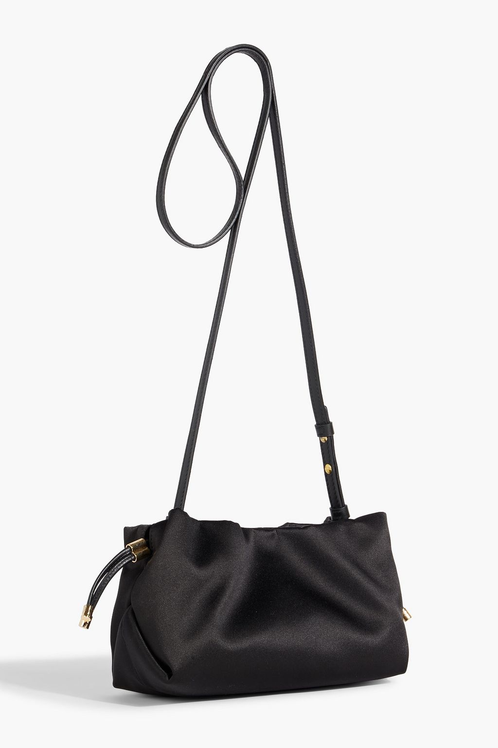 ULLA JOHNSON Remy ruched satin cross-body bag