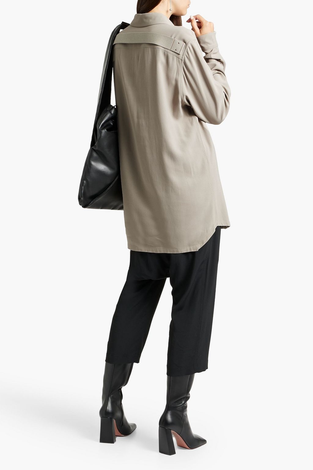 RICK OWENS Crepe shirt