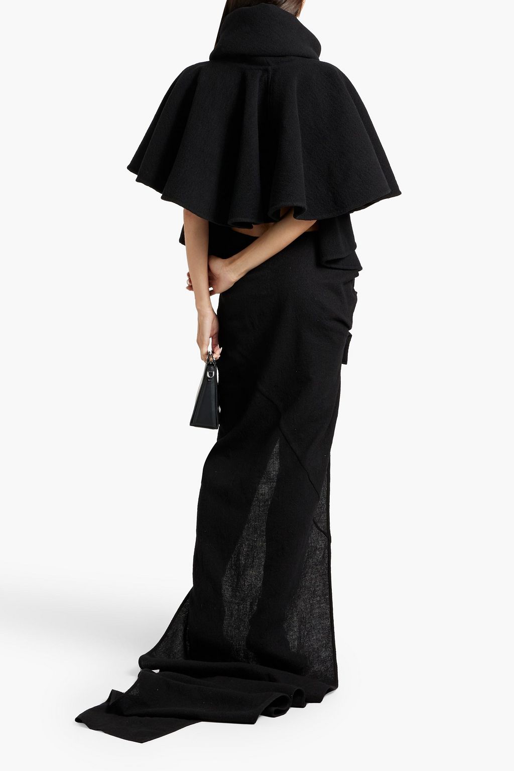 RICK OWENS Cashmere cape