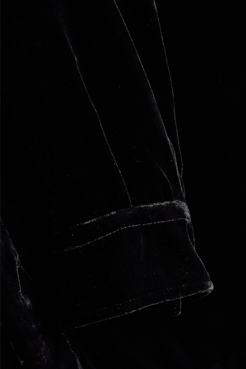 Rick Owens Samtbluse Mit Tiefem Ausschnitt In Black