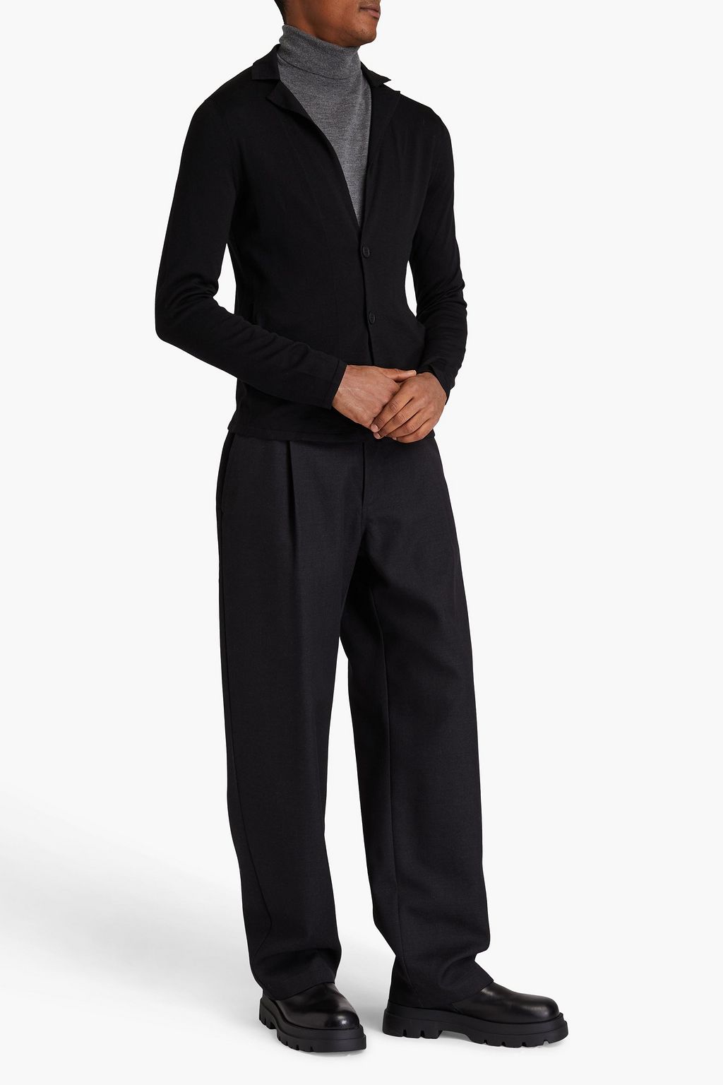 EMPORIO ARMANI كارديغان من الصوف