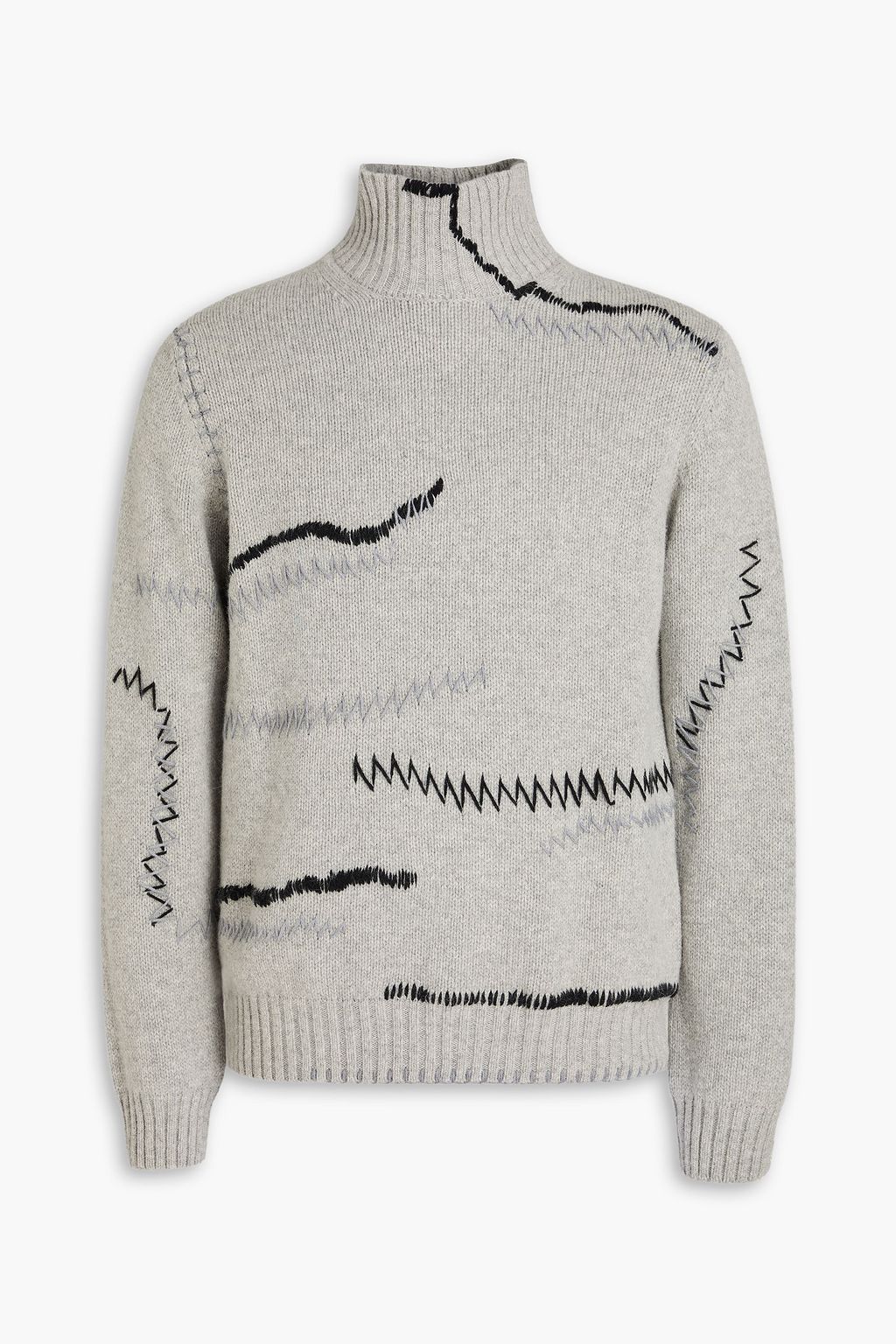 EMPORIO ARMANI アルパカウールタートルネックニットセーター