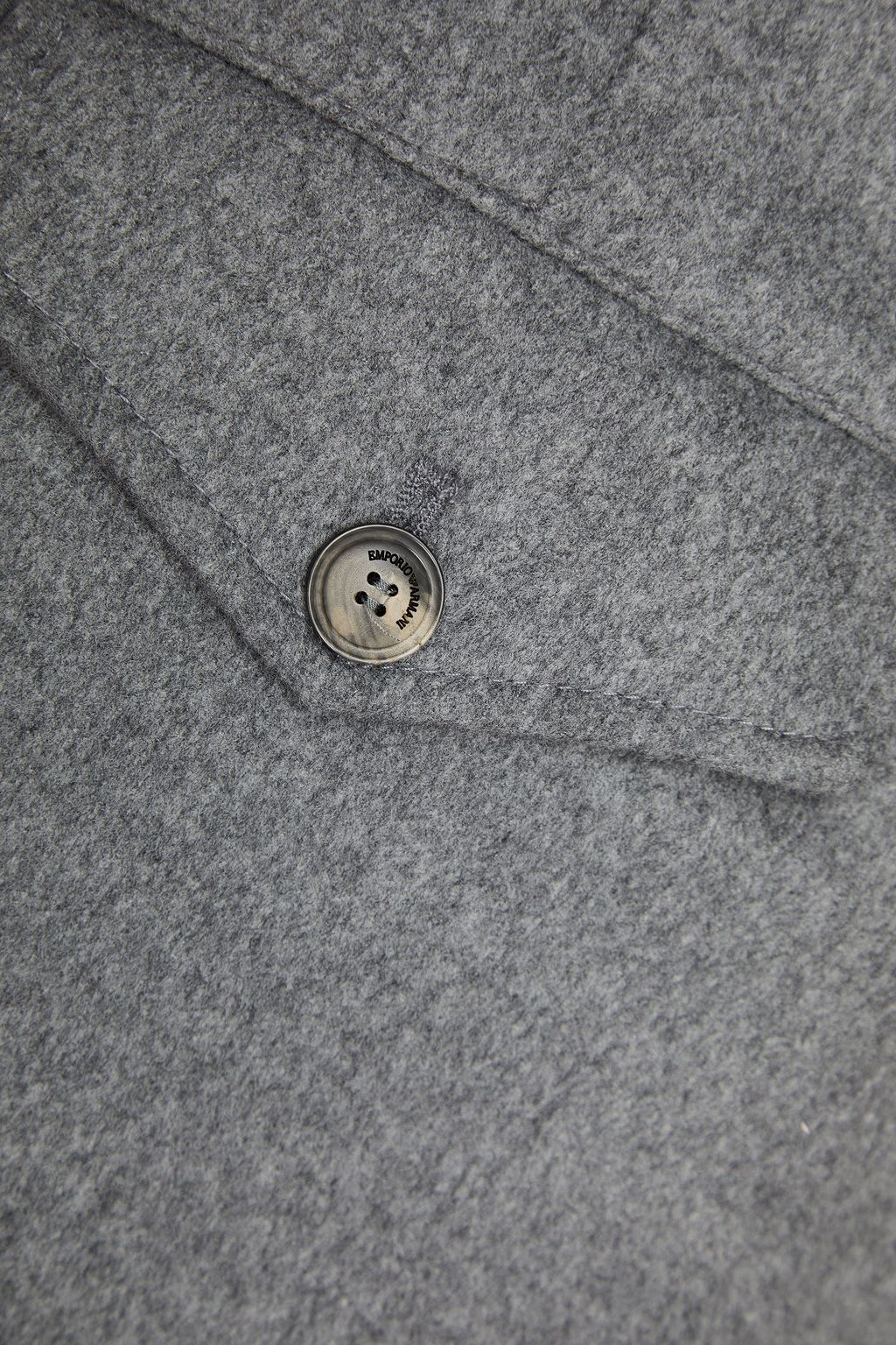 EMPORIO ARMANI Wool-blend felt pants