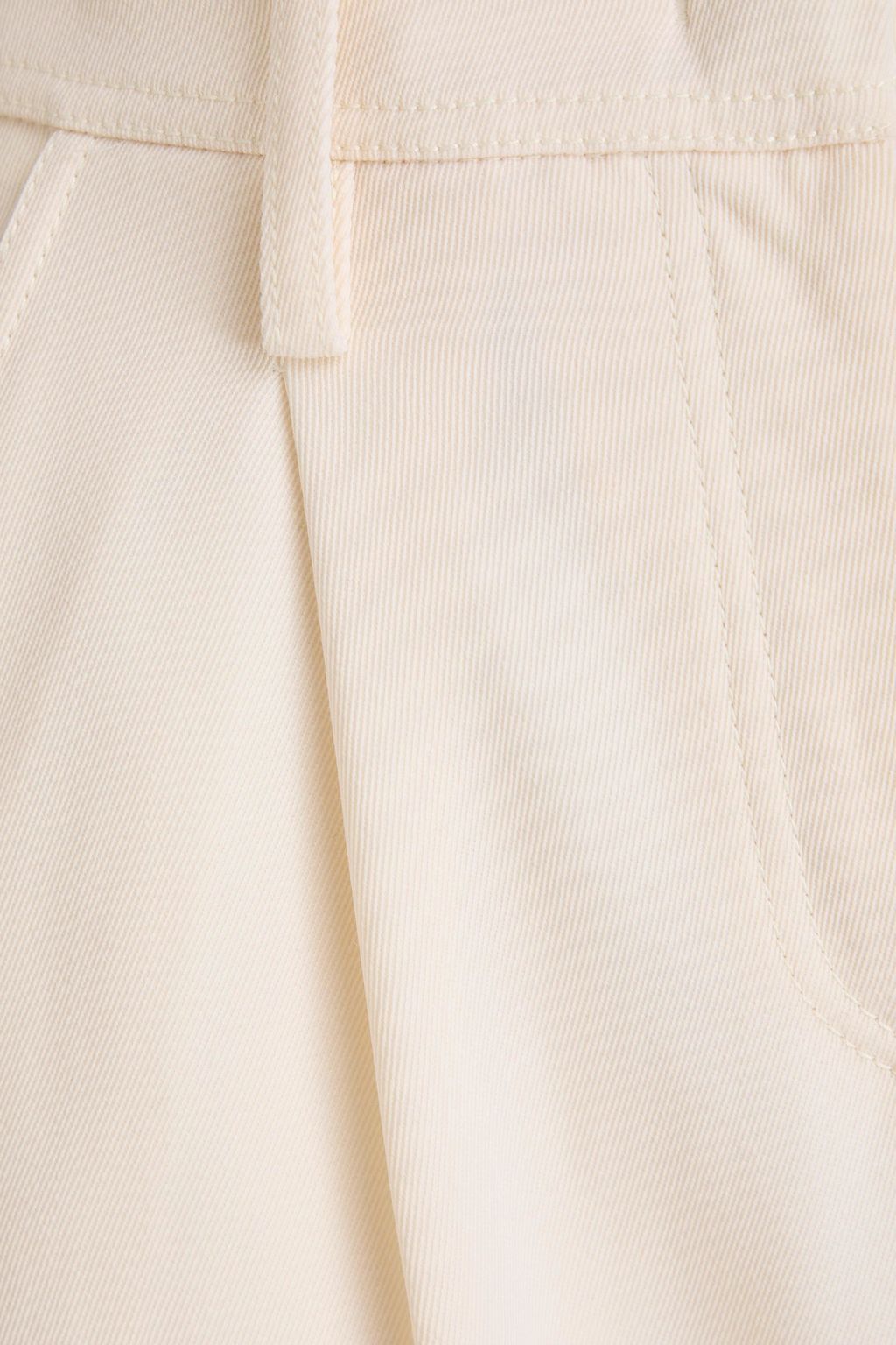 GIORGIO ARMANI Pleated wool-twill tapered pants