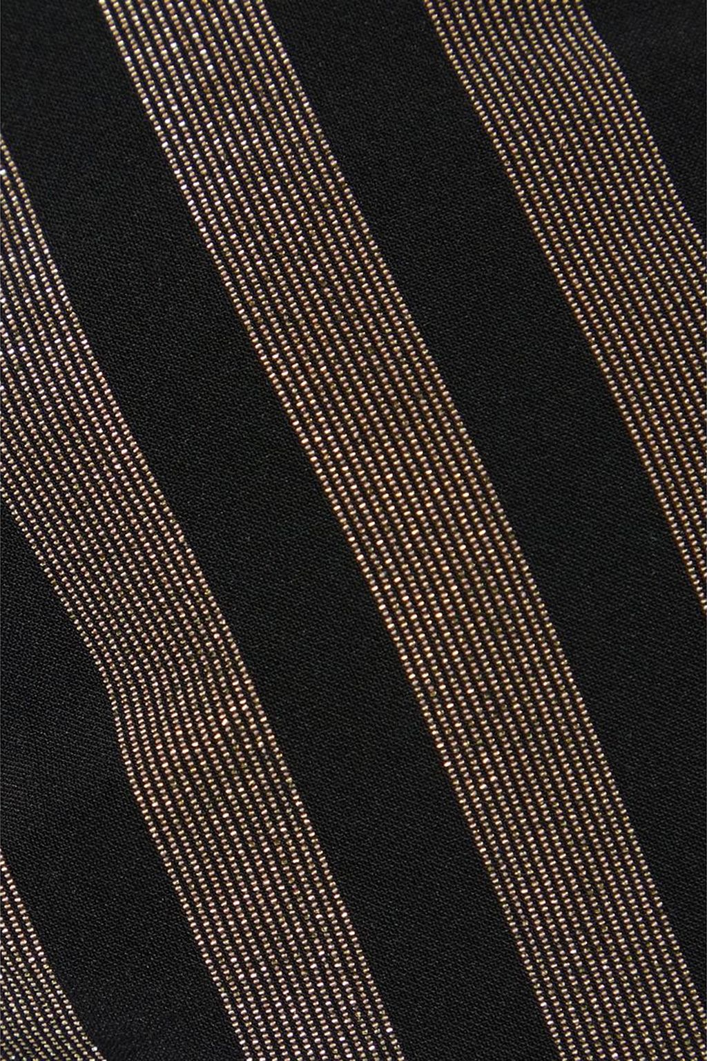 ERES قطعة بيكيني علوية Backgammon Mister‏ مخططة بياقة هالتر الدائرية من اللوريكس المطاطي