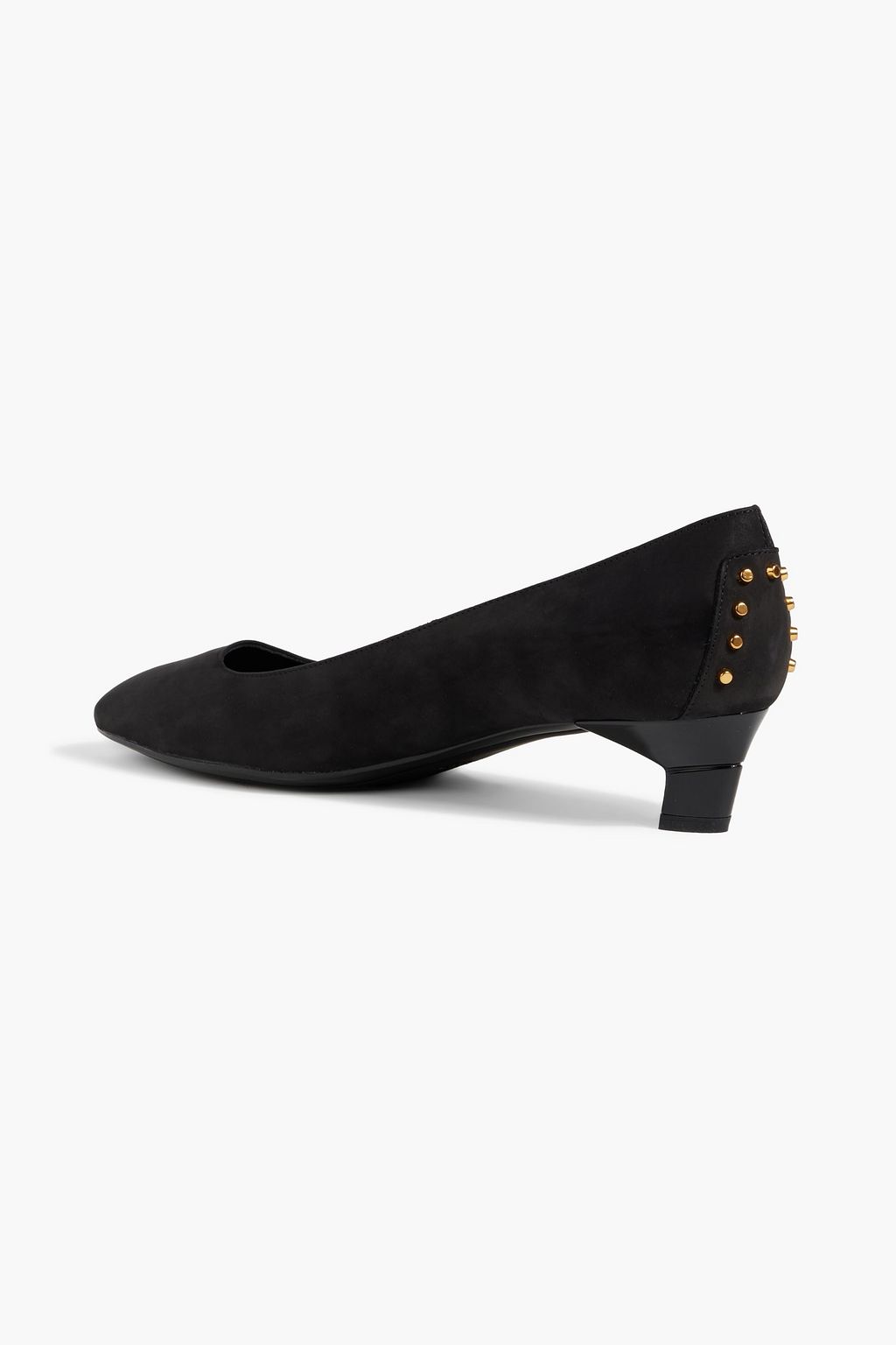TOD'S Studded suede pumps