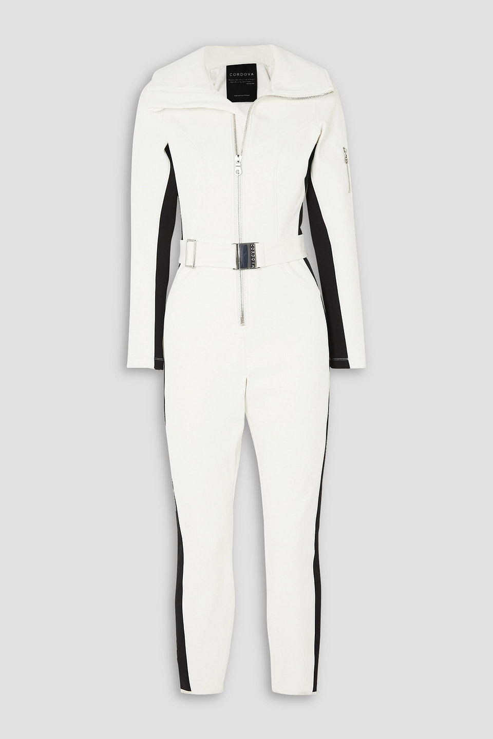 Cordova Aio Side-stripe Ski Suit In White