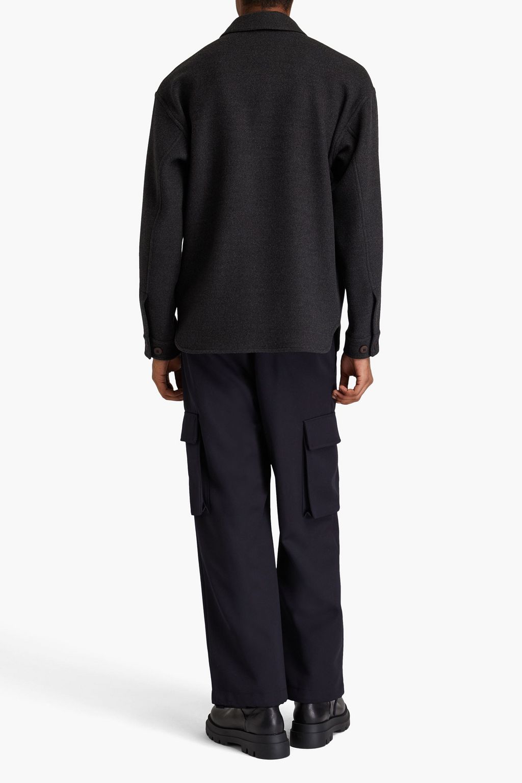 GIORGIO ARMANI Wool overshirt
