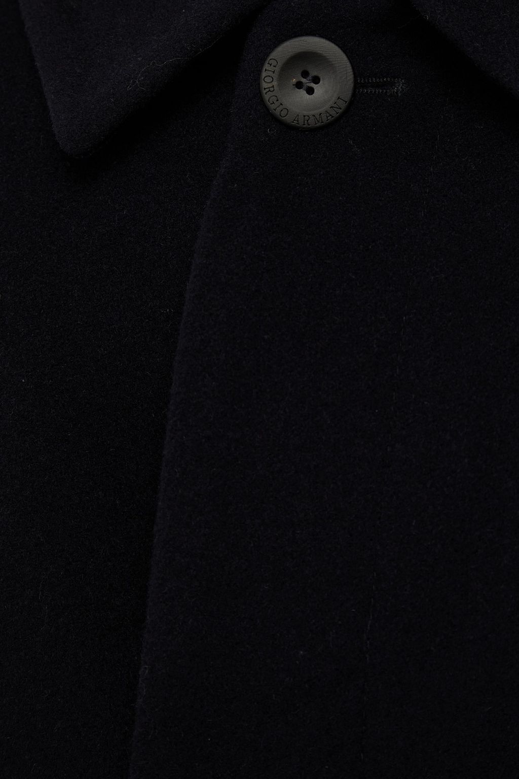 GIORGIO ARMANI Mantel aus Filz aus einer Wollmischung