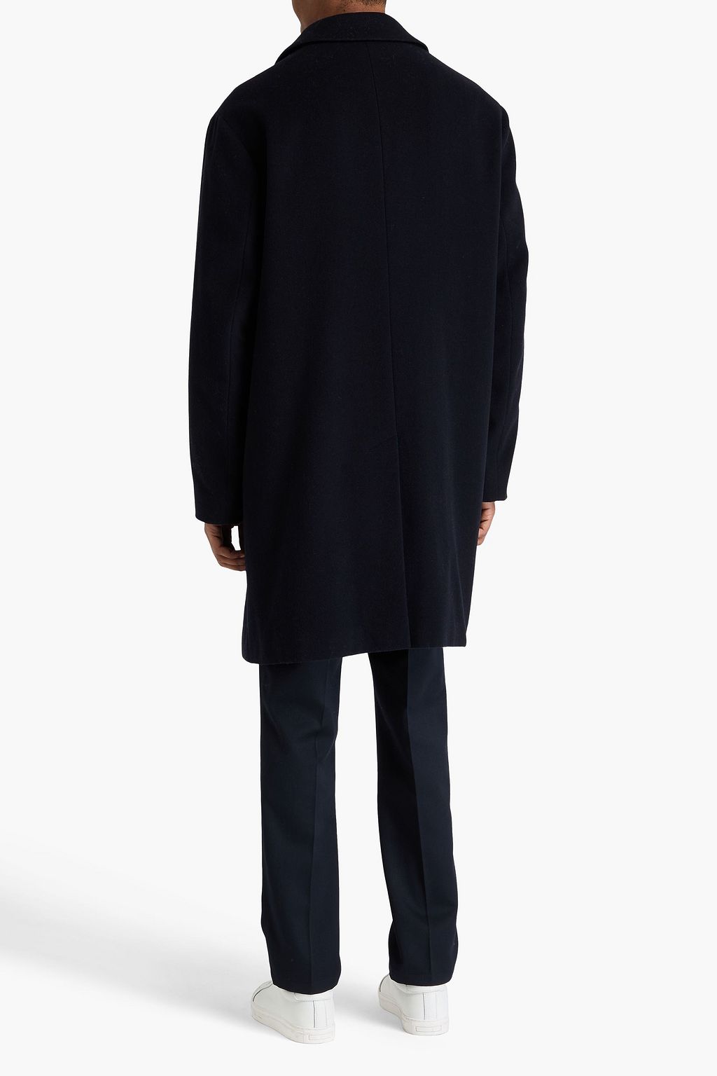 GIORGIO ARMANI Mantel aus Filz aus einer Wollmischung