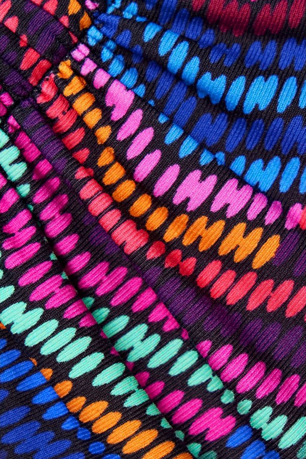 ERES Illusion printed bandeau bikini top