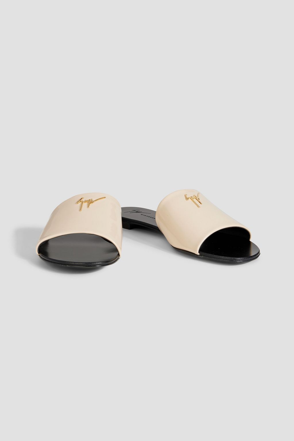 GIUSEPPE ZANOTTI Shirley glittered woven slides