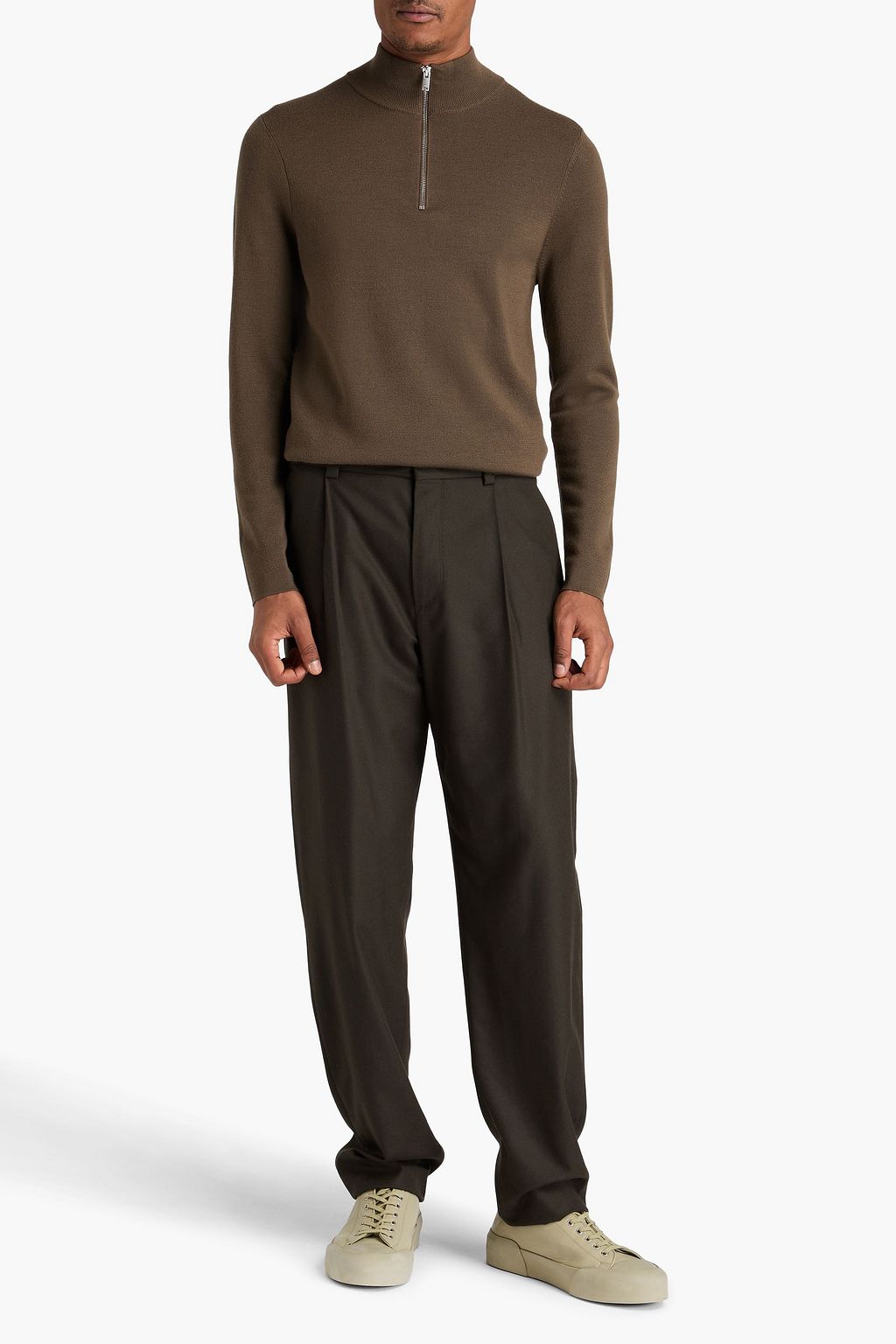 GIORGIO ARMANI ウールツイル パンツ