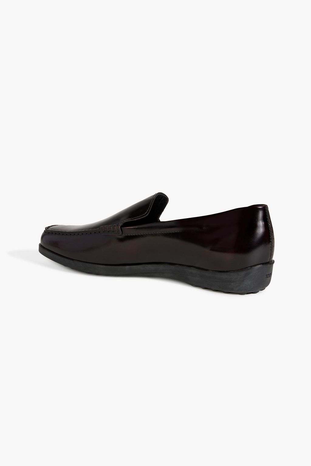 TOD'S Glossed-leather loafers