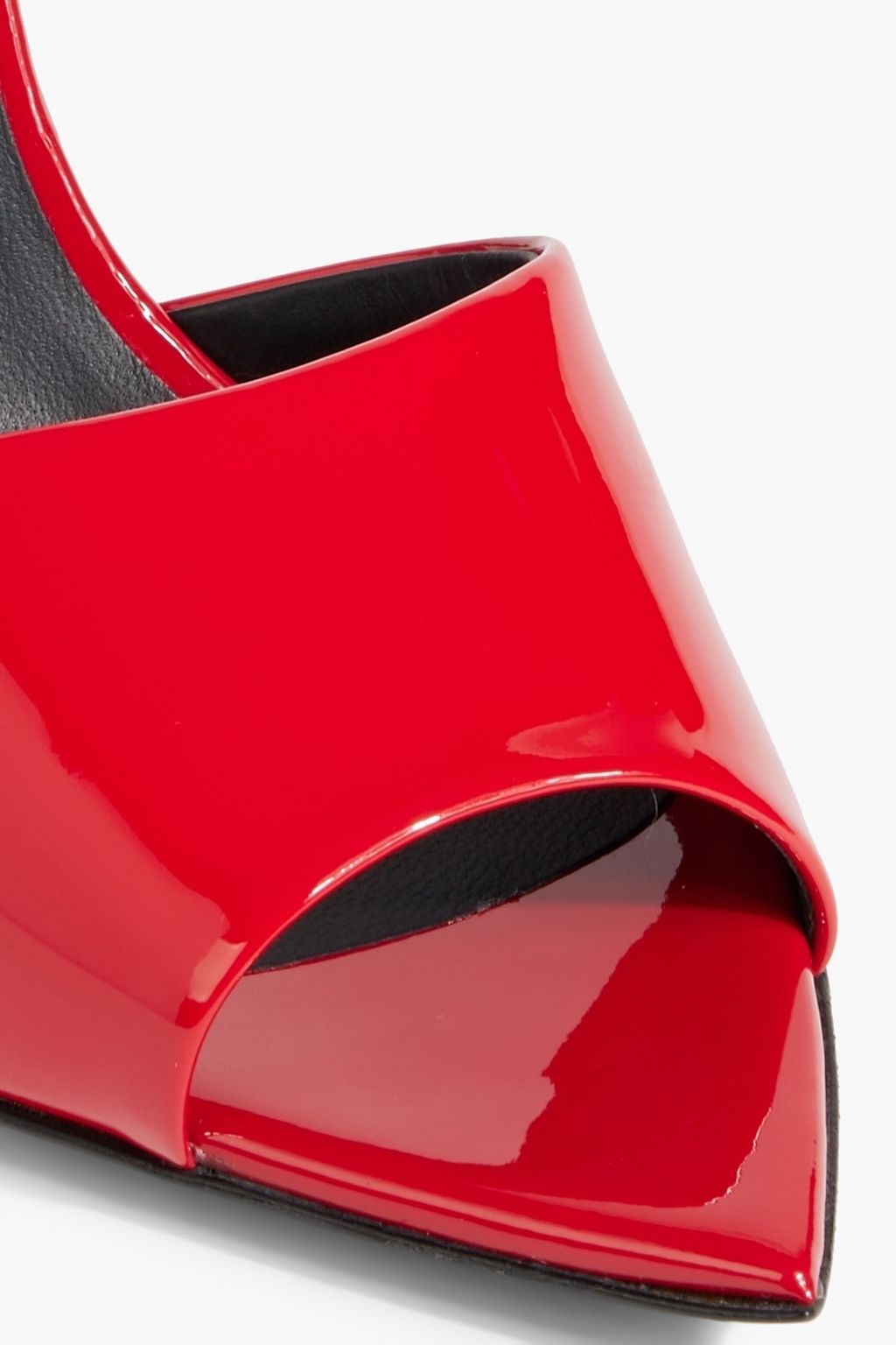 GIUSEPPE ZANOTTI Mystero faux mirrored-leather mules