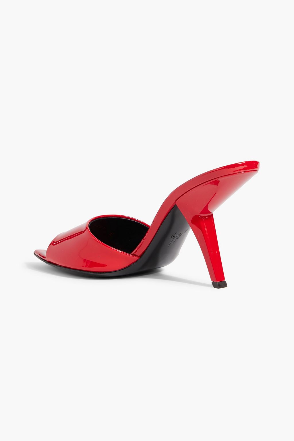 GIUSEPPE ZANOTTI Mystero faux mirrored-leather mules