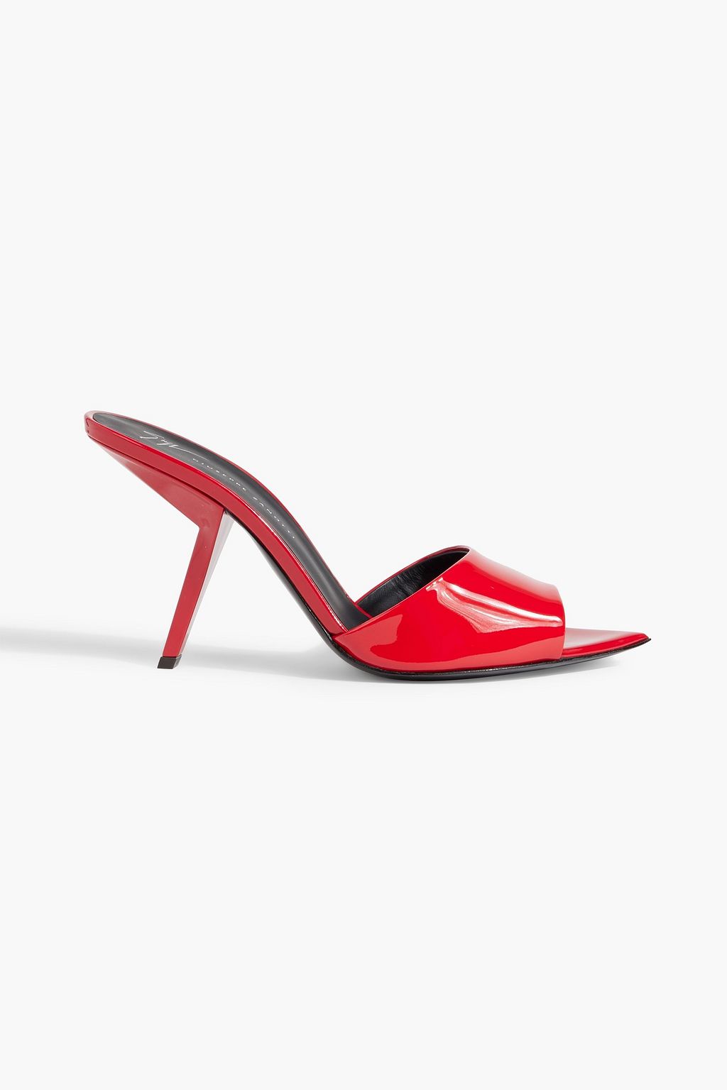 GIUSEPPE ZANOTTI Mystero patent leather mules THE OUTNET