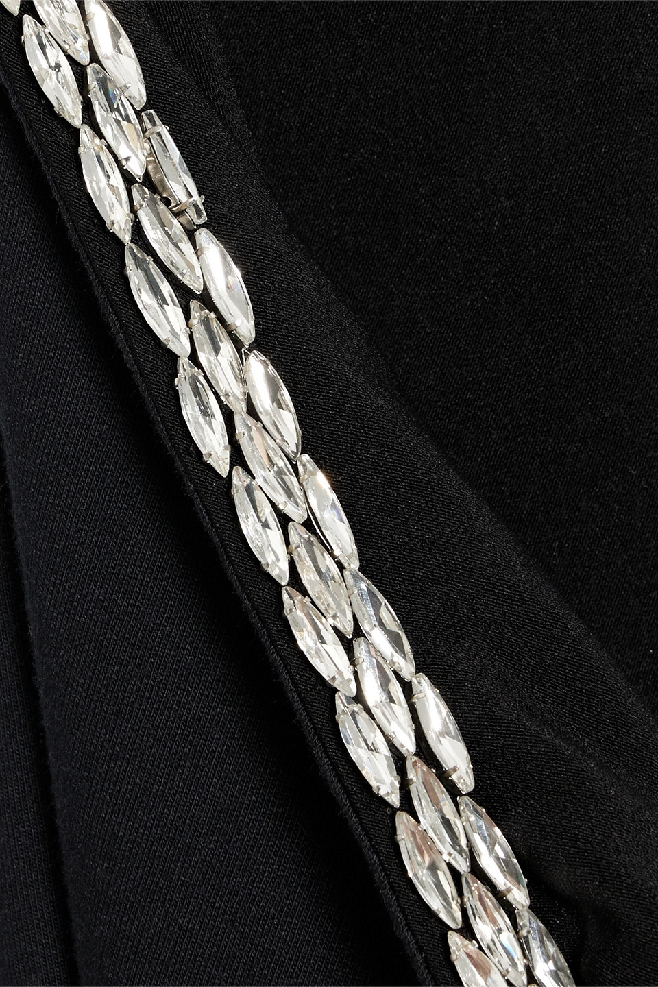 Retroféte Cut-out Sharlene Minidress With Jewel Details In Black