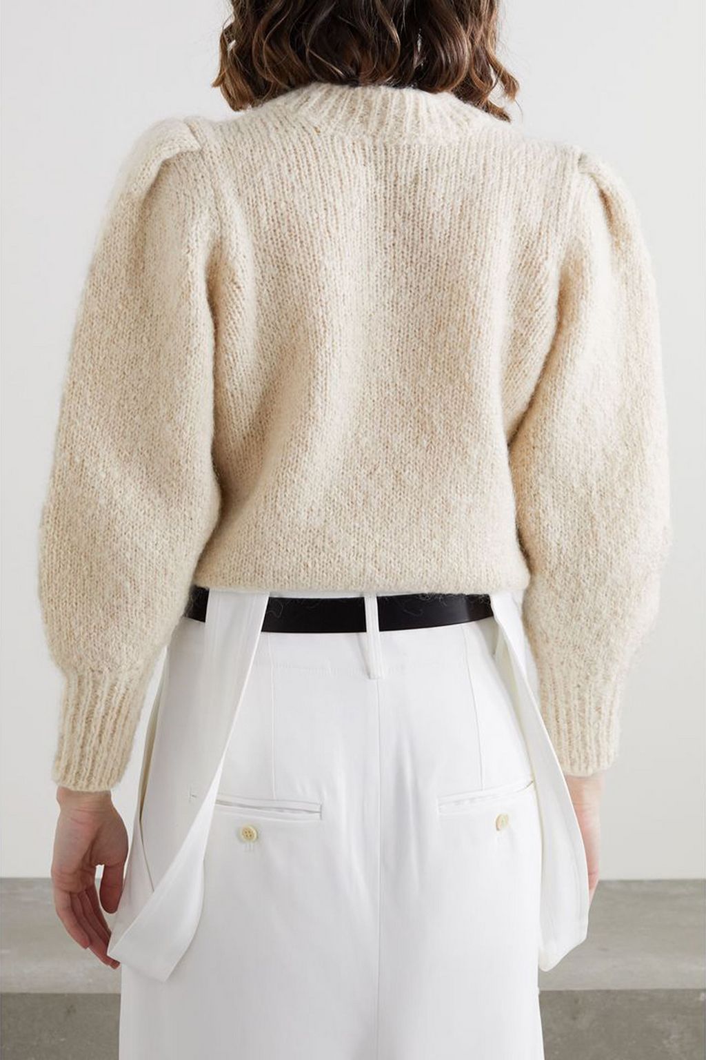 Idol mohair-blend mockneck sweater in pink - Isabel Marant