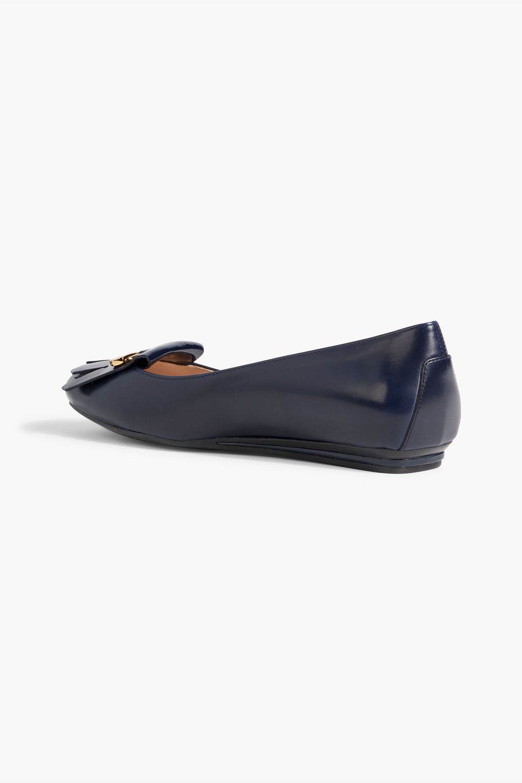 TOD'S Embellished leather ballet flats