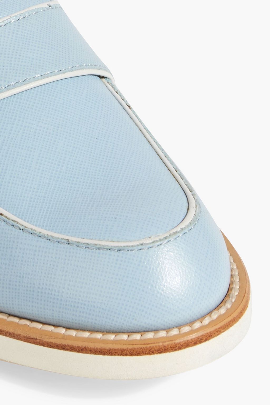 TOD'S Textured-leather loafers