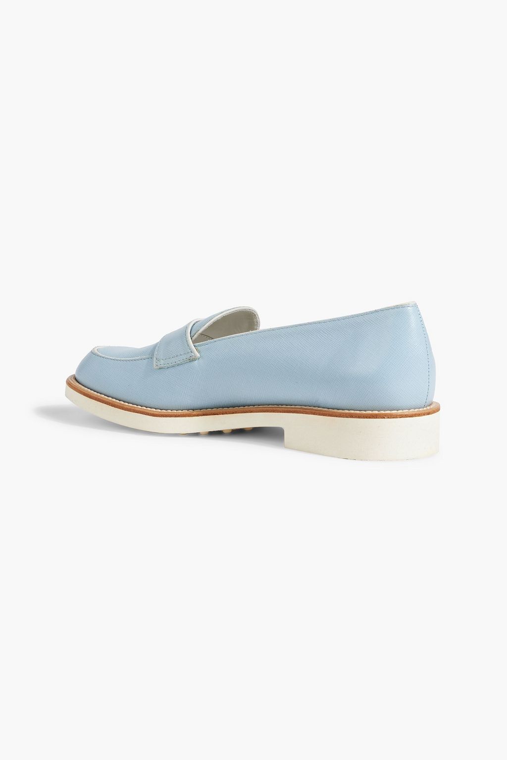 TOD'S Textured-leather loafers