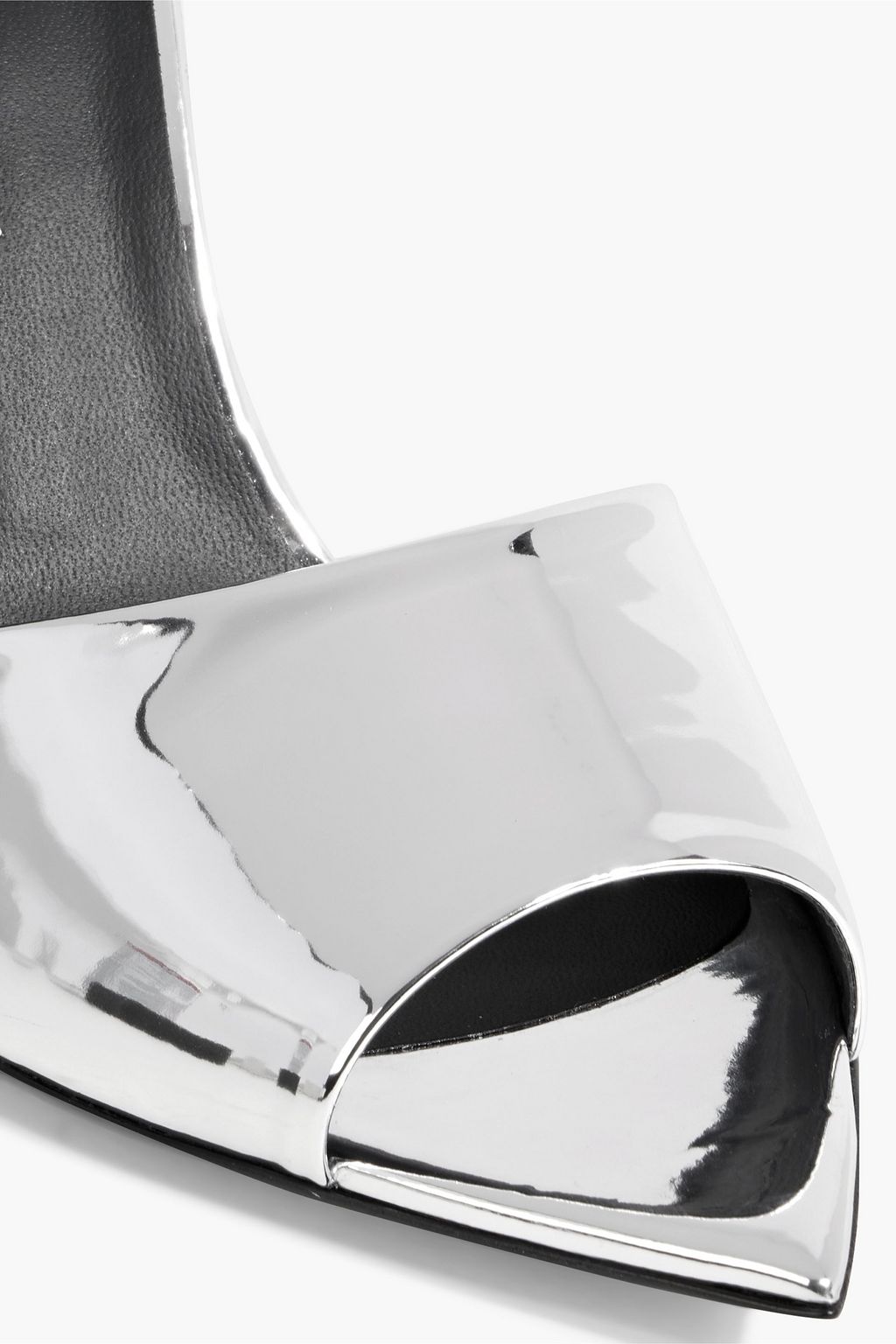 GIUSEPPE ZANOTTI Mystero faux patent-leather mules
