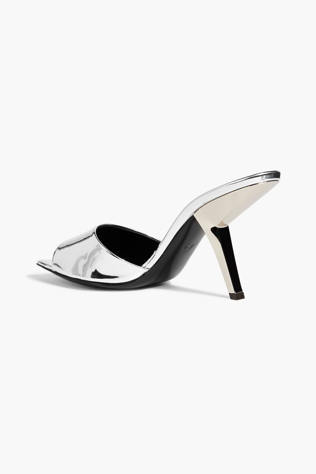 GIUSEPPE ZANOTTI Mystero faux patent-leather mules