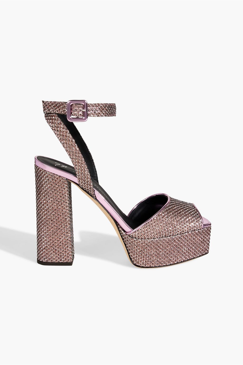 GIUSEPPE ZANOTTI New Betty lame platform sandals THE OUTNET
