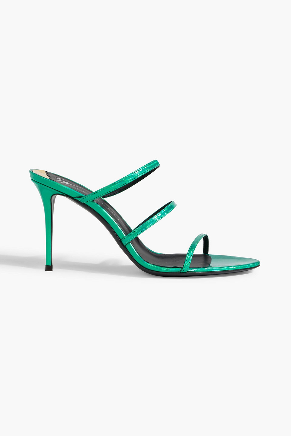 Clandestino patent-leather sandals