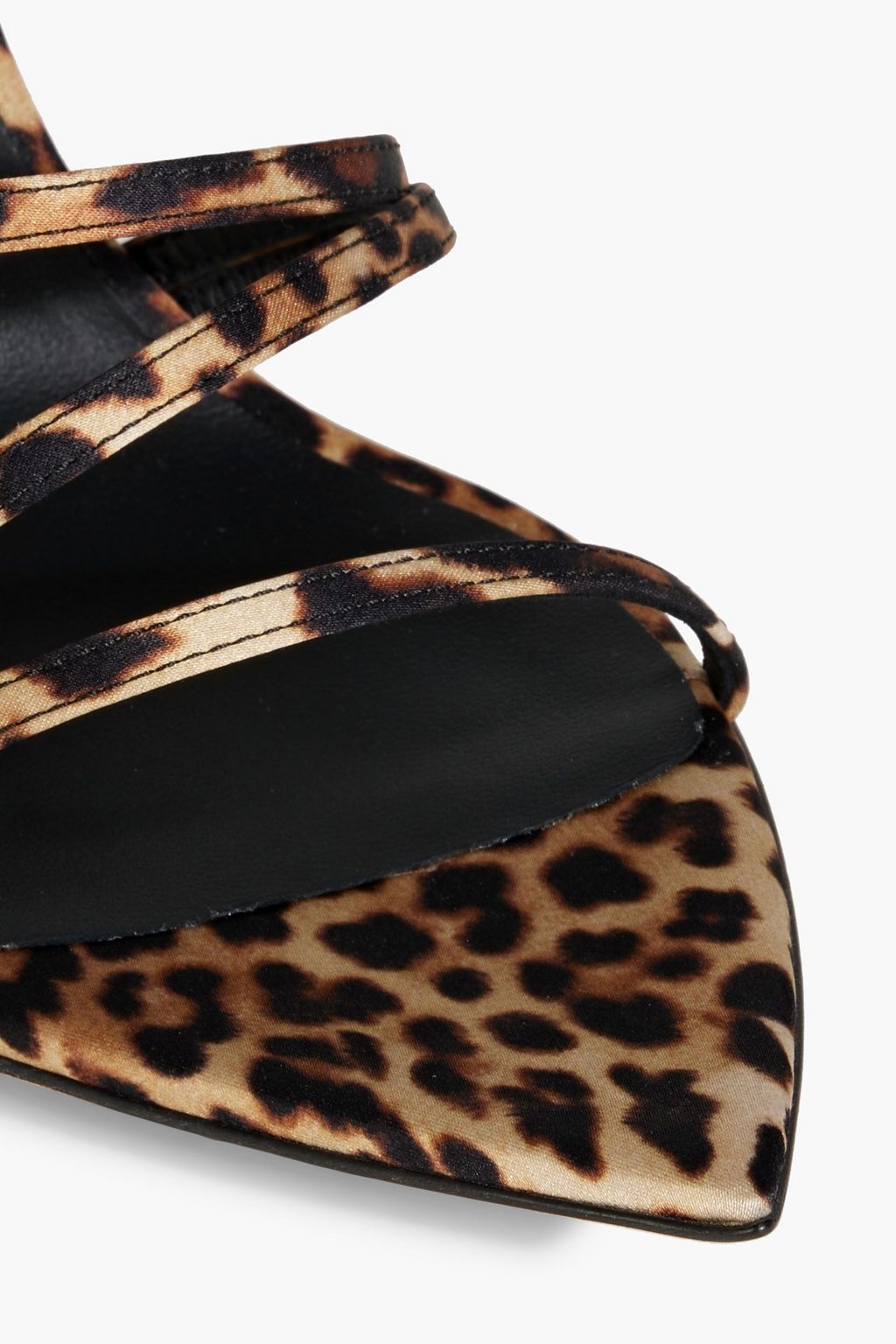GIUSEPPE ZANOTTI Intriigo Claire leopard-print satin sandals