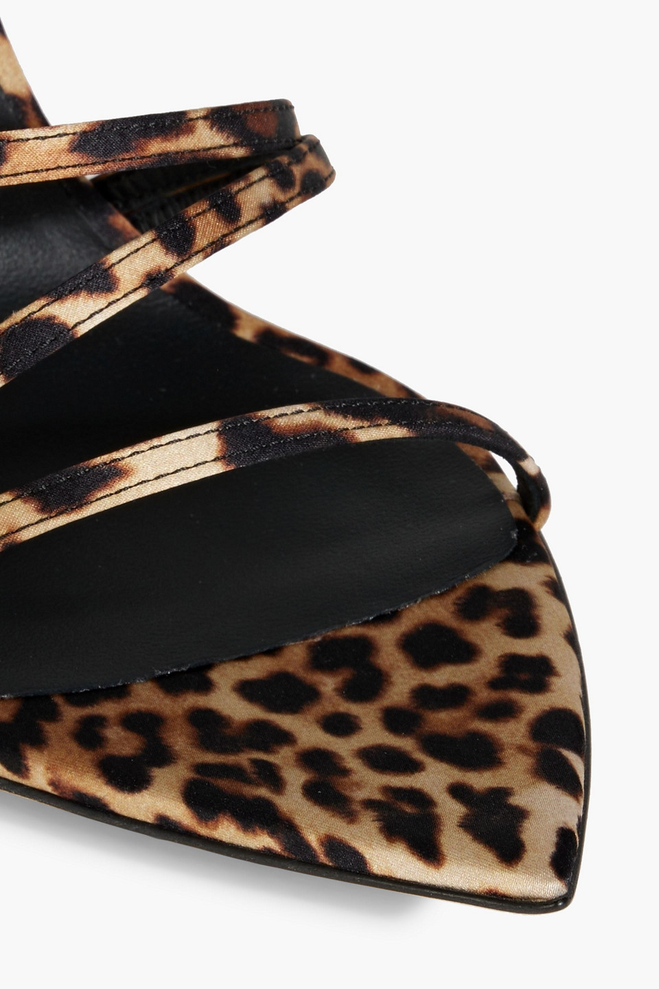Giuseppe Zanotti Leopard-print Satin Sandals In Animal Print