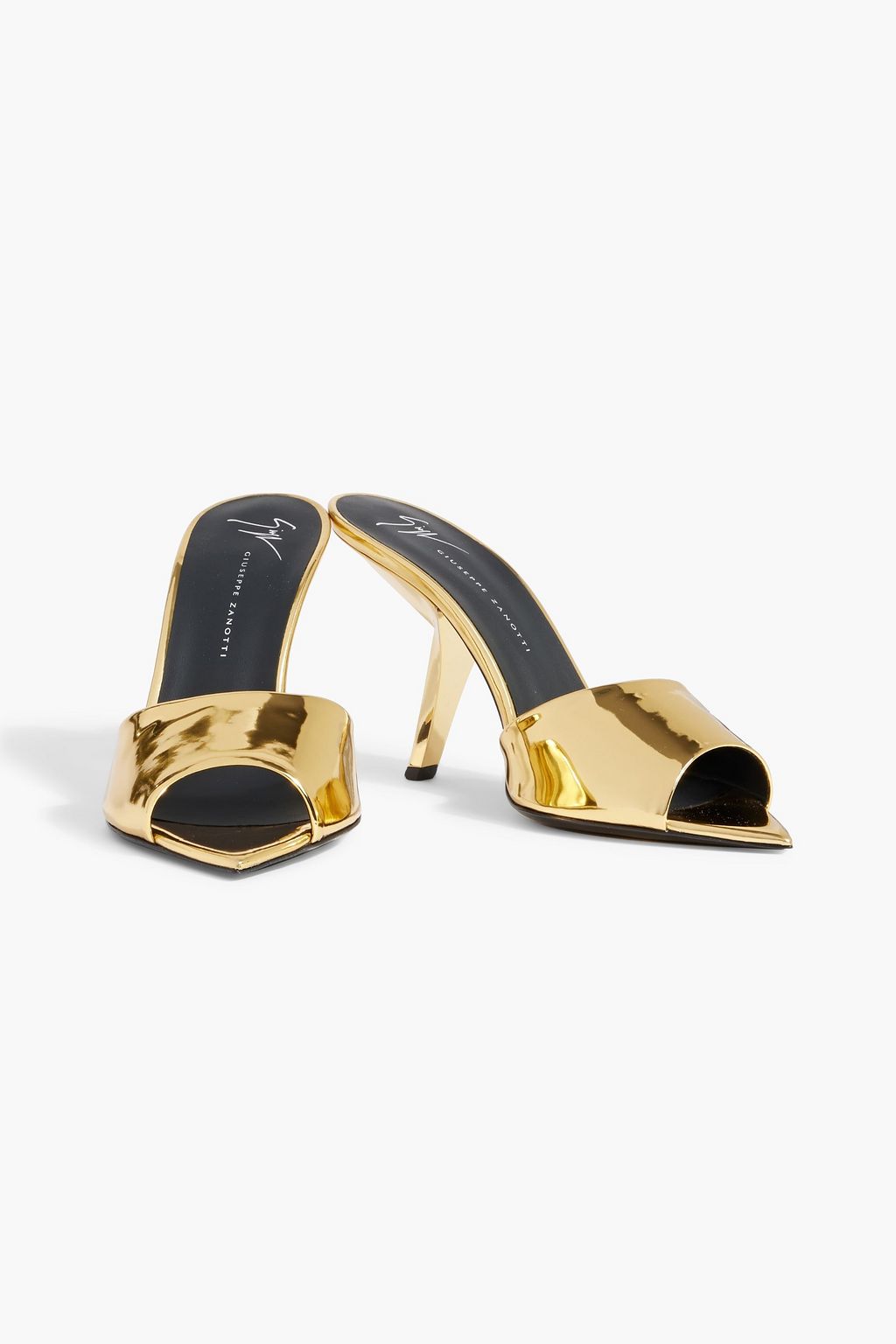 GIUSEPPE ZANOTTI Mystero patent-leather mules