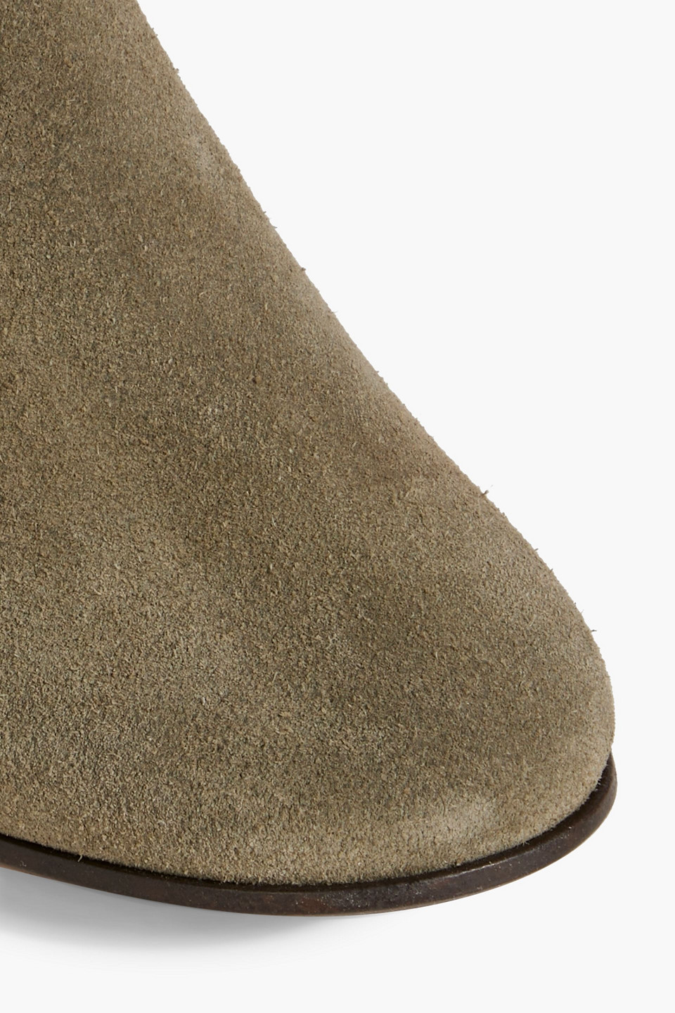 Isabel Marant Dicker Suede Ankle Boots In Taupe
