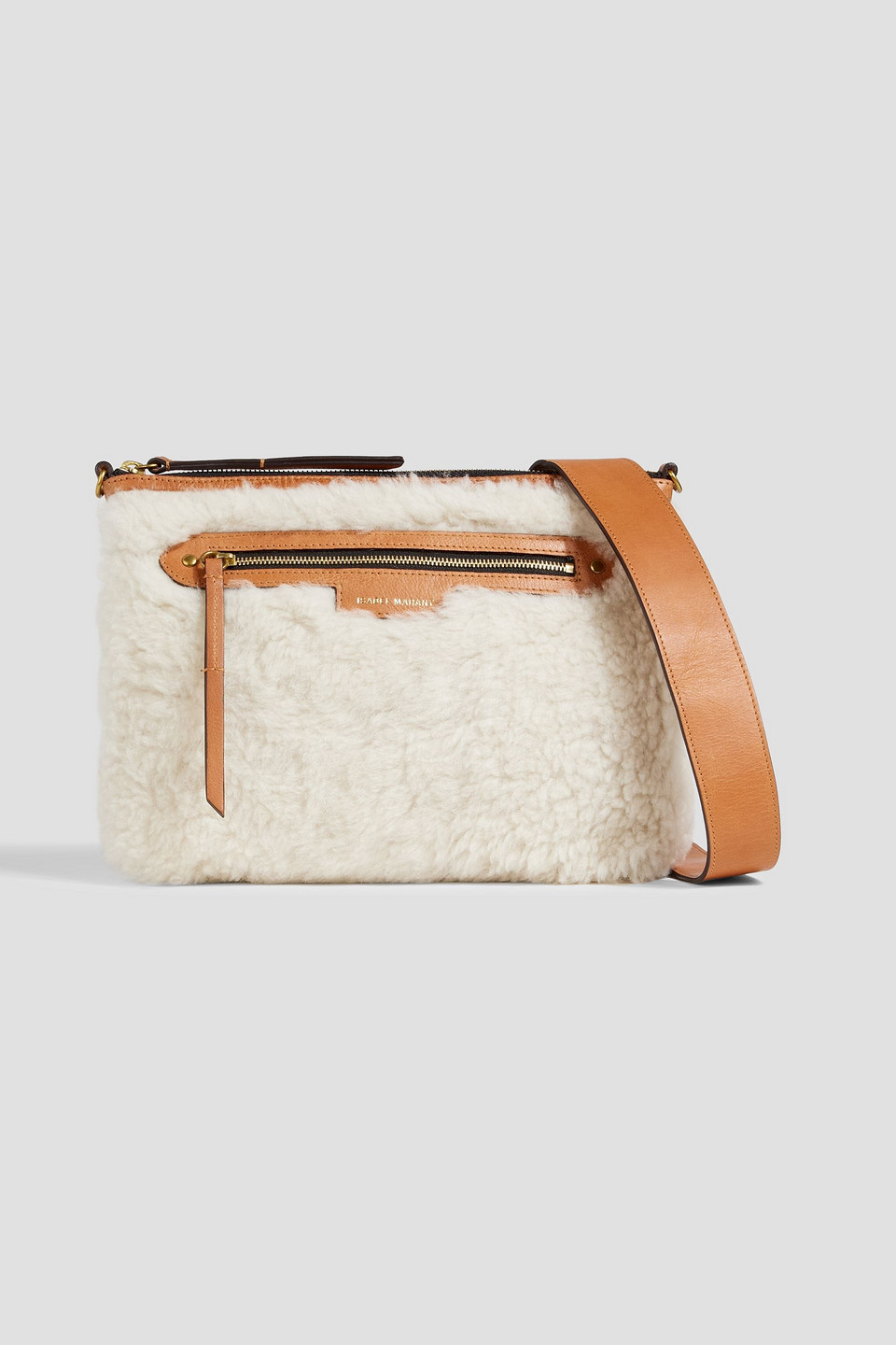 Nessah shearling shoulder bag
