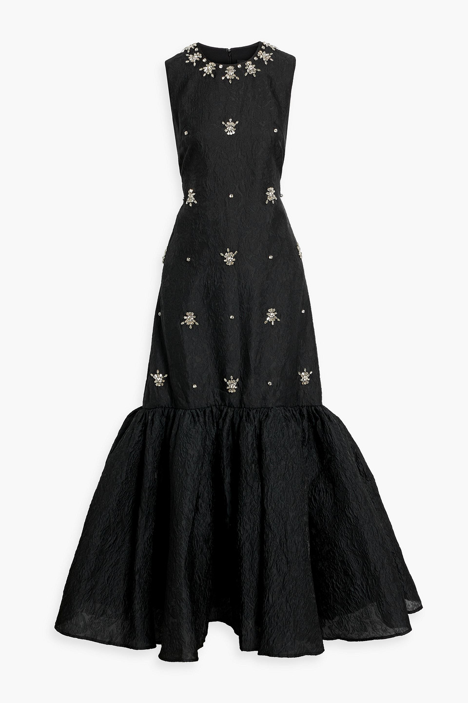Amarice crystal-embellished cloqué gown