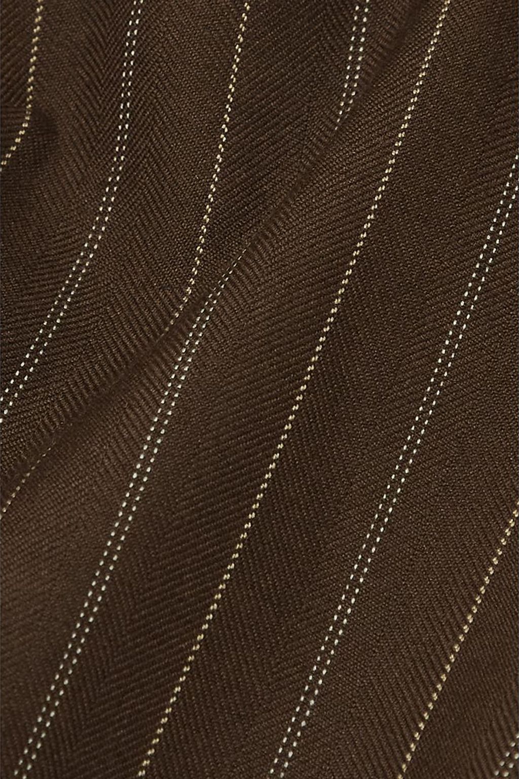 REFORMATION Cohen pinstriped herringbone twill vest and pants set