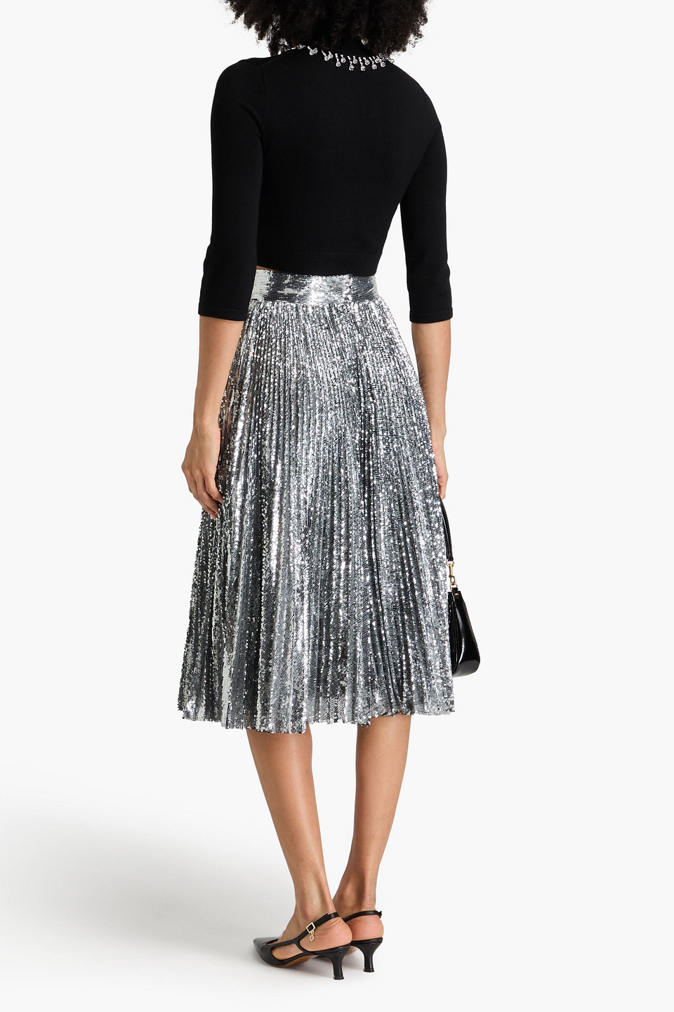 Zimmermann Merino Wool Jumper With Decorative Jewellery In Black
