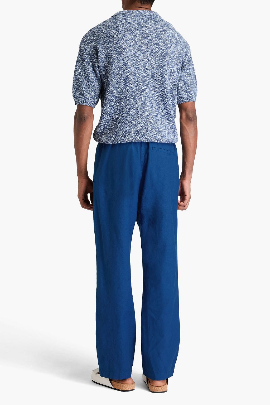 FRESCOBOL CARIOCA Rocha linen-blend drawstring pants