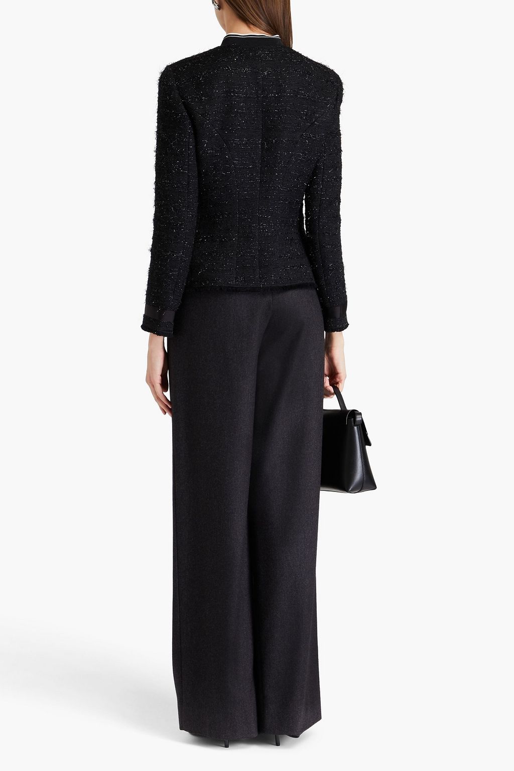 GIORGIO ARMANI Metallic tweed jacket