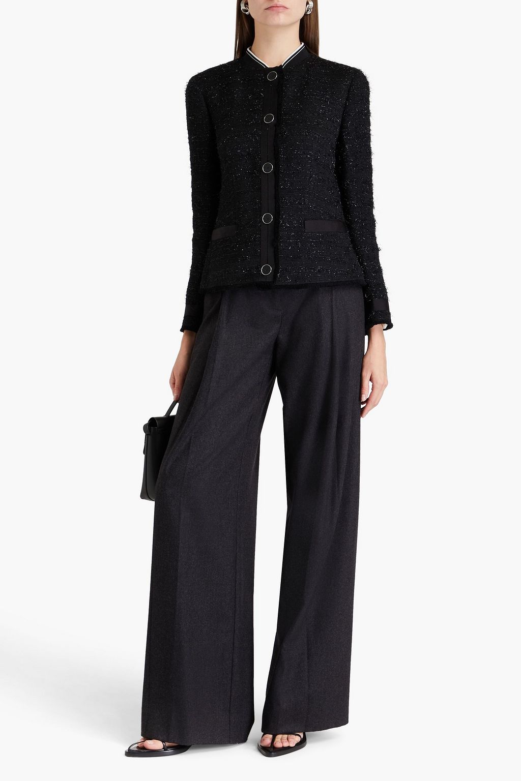 GIORGIO ARMANI Metallic tweed jacket