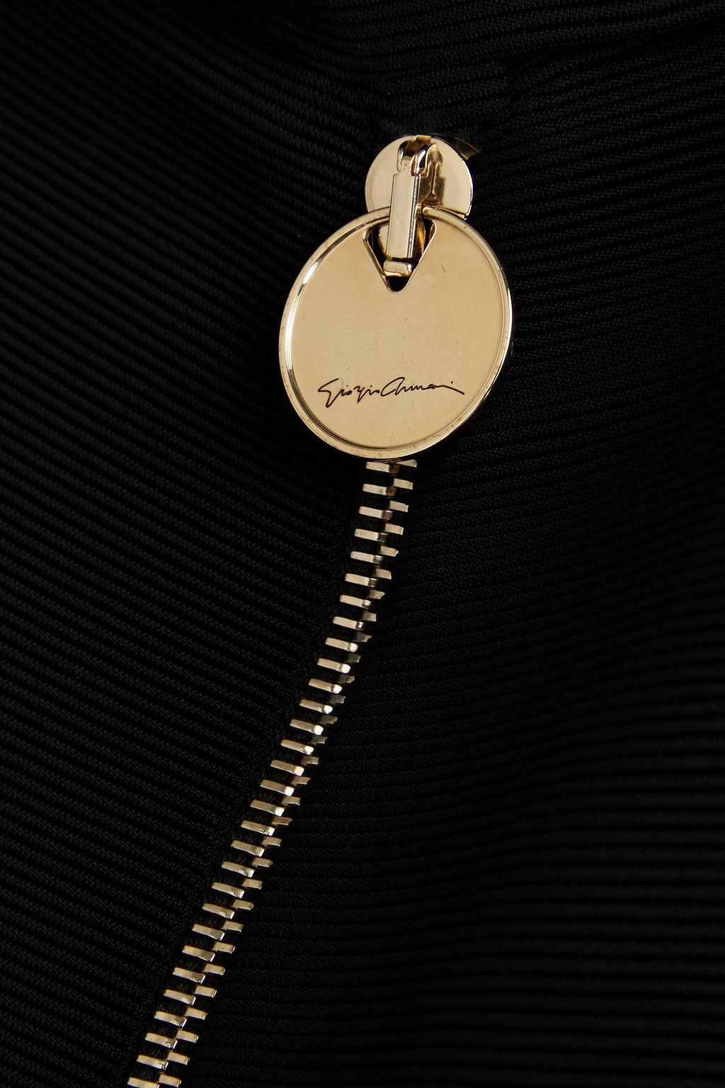 GIORGIO ARMANI جاكيت من الجيرسي المضلّع