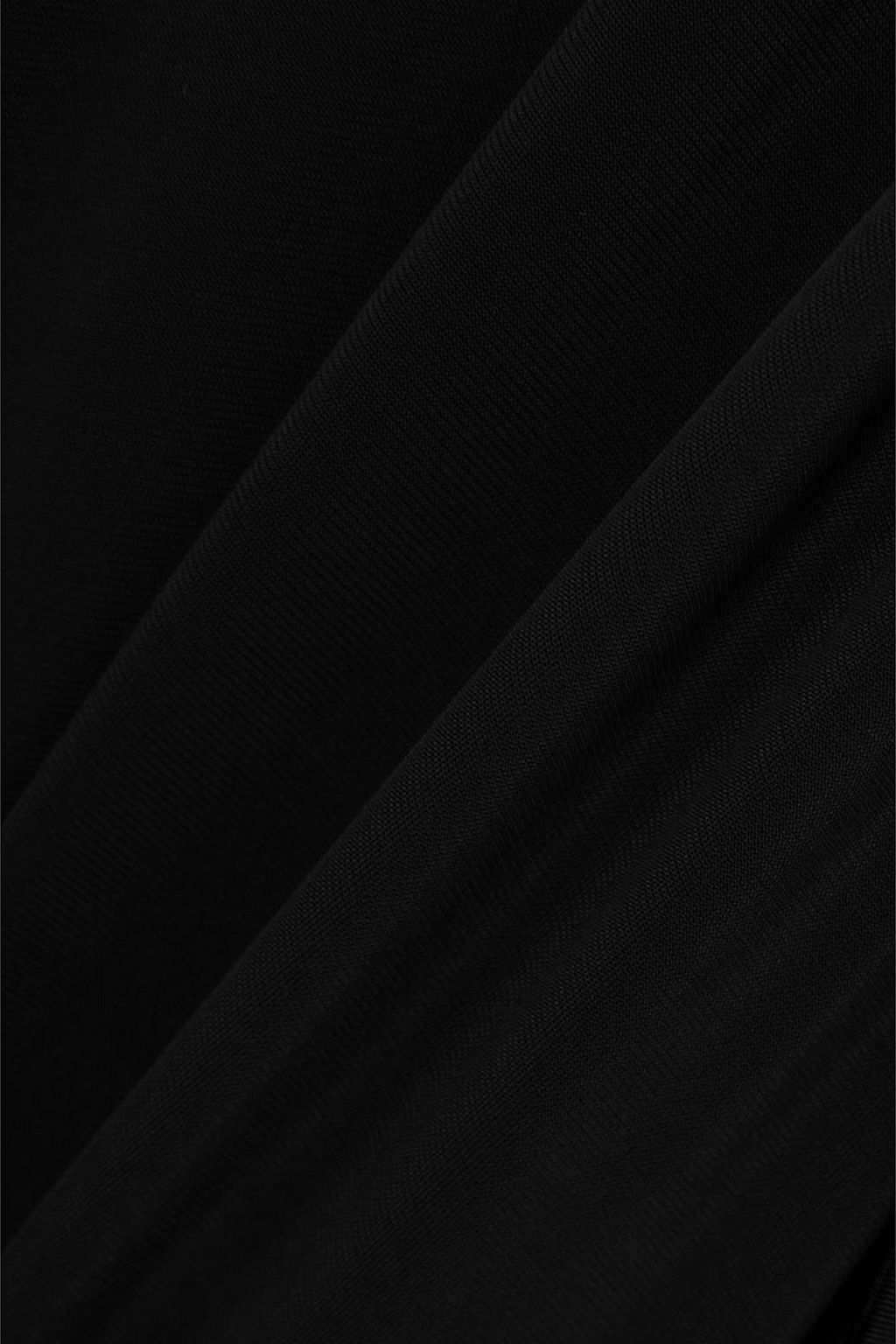 ALAÏA Hooded draped stretch-jersey maxi dress