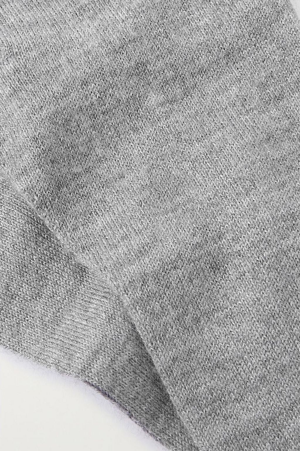 ALAÏA Cashmere and silk-blend gloves