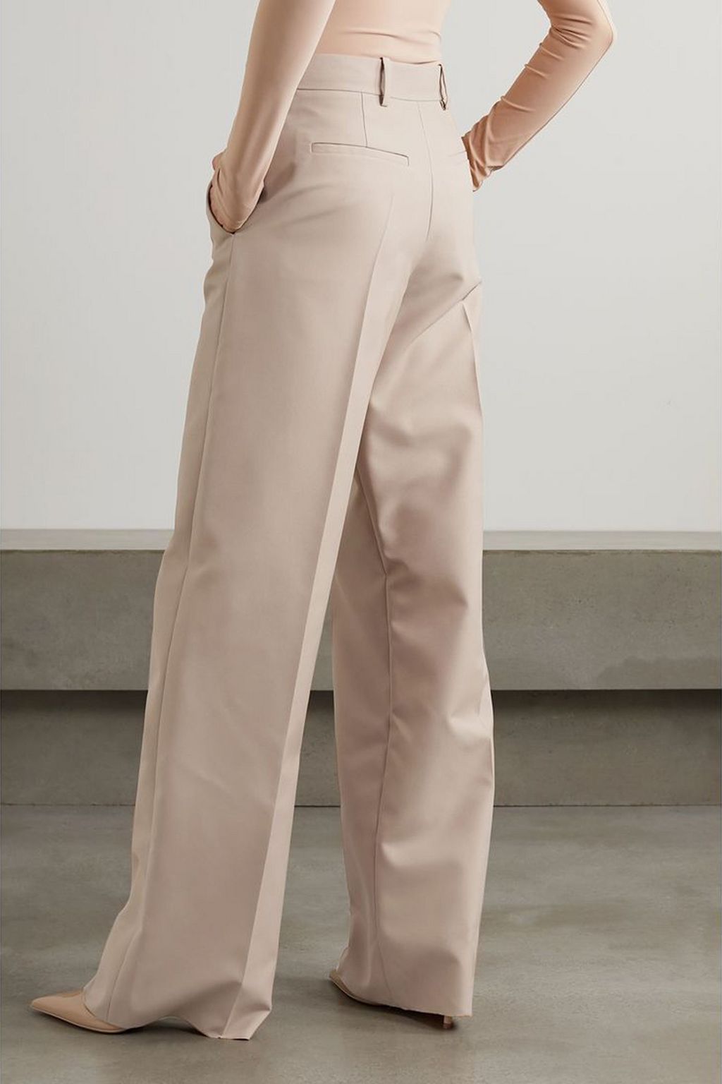 VALENTINO GARAVANI Duchesse-satin midi skirt