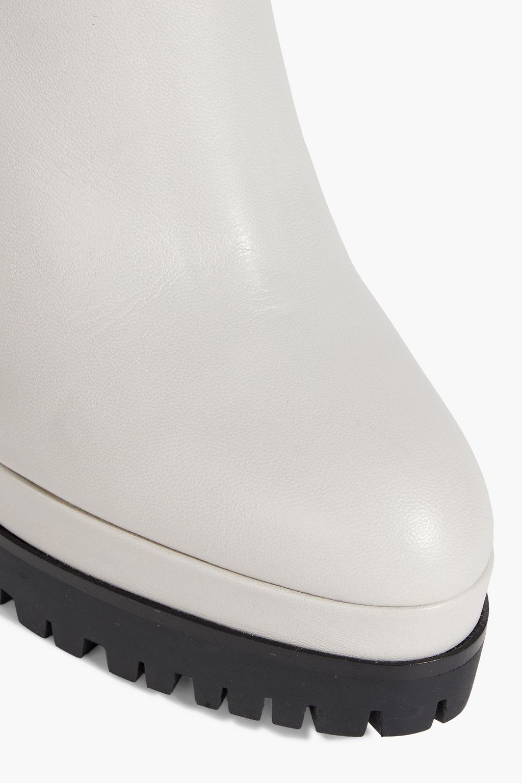 SERGIO ROSSI Shana leather platform ankle boots