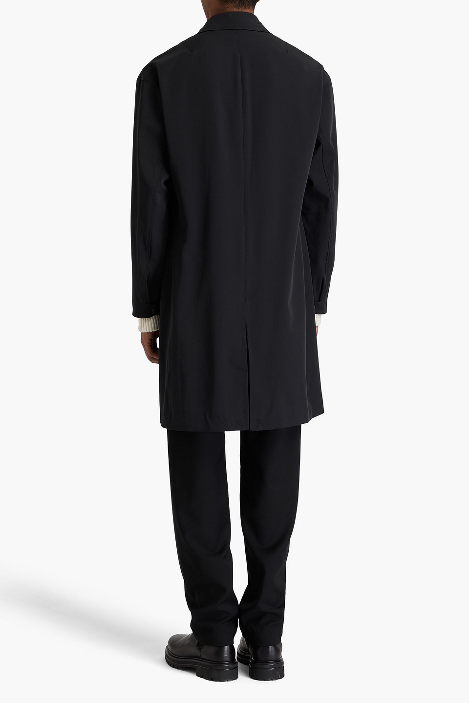 Rag & Bone Evan Stretch-twill Coat In Black