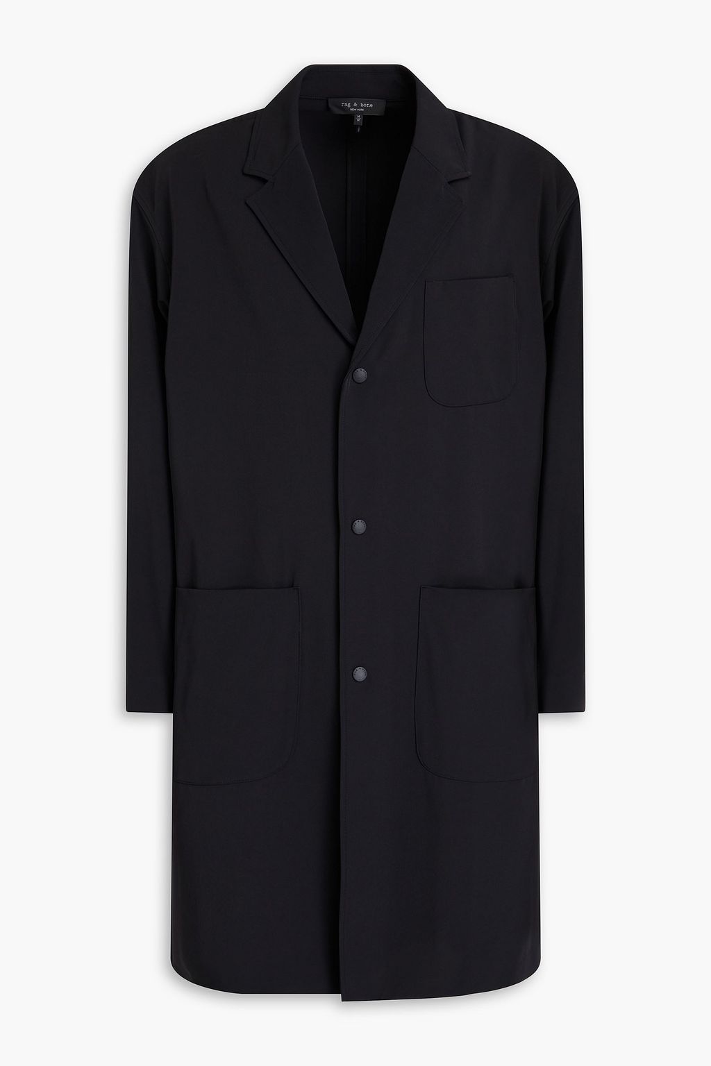 Evan stretch twill coat black XS